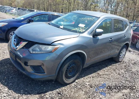 2016 Nissan Rogue S из США, поврежденный, VIN KNMAT2MV4GP657849